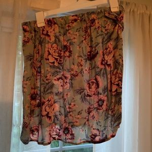 American Eagle strapless top